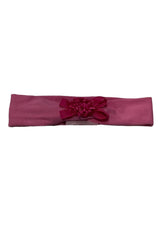 Pink Stretchy Floral Headband
