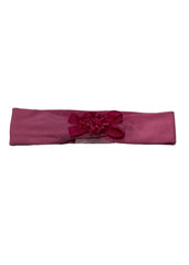 Pink Stretchy Floral Headband