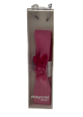 Pink Stretchy Floral Headband