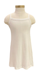 Black White Miriam Striped Mesh Dress