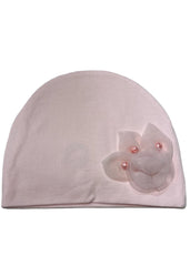 Rosa Organza Baby Hat