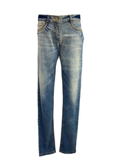 Blue Catena Chained Jeans