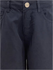 Navy Blue Young Versace Navy Blue Bermuda Shorts