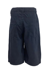 Navy Blue Young Versace Navy Blue Bermuda Shorts