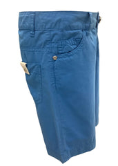 Blue Young Versace Blue with Rubber Writing Logo Shorts