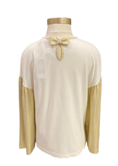 Wide Golden Long Sleeve T-Shirt