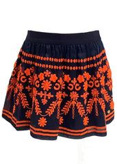 Embroidered Organza Skirt