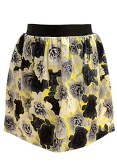 Graphic Rose Skirt