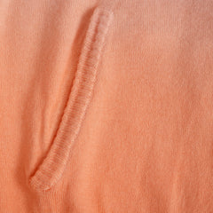Peach Orange Debra Hoodie Cardigan