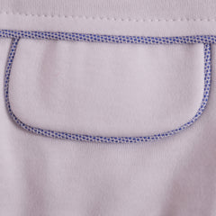 White Blue Sporting Footie with Pocket Cover Babygrow 3