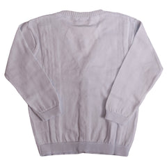 Blue V- Neck Shell Cardigan 2