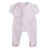 White Pink Hearts and Polka dots Babygrow 1