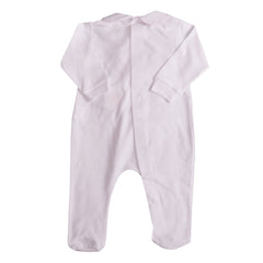 White Pink Hearts and Polka dots Babygrow 3