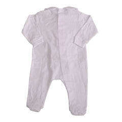 White Group of Flowers forming Heart Babygrow 3