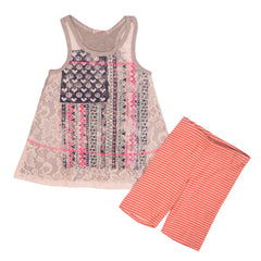 Multi Heather Grey Multi Leggings Set 1