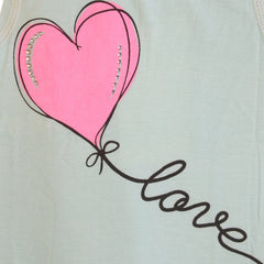 Green Pink Black Yellow Love Balloon Leggings Set 2