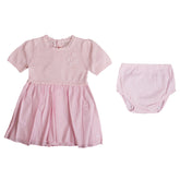 Pink Lovely white and pink flowers Dress 1