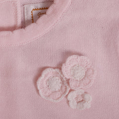 Pink Knitted Top and Short with Hat Top and Shorts Set 2