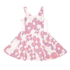 Orange Blue White Orange Dress Dress 1