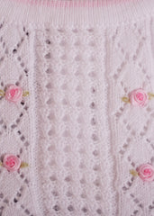 White Soft Knitted Baby Gowns Baby Gown 2