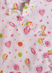 White Pink Green Candyland Dress Dress 2