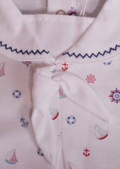 White Red Blue Kissy Kissy Sailor Set Top and Trouser Set 2