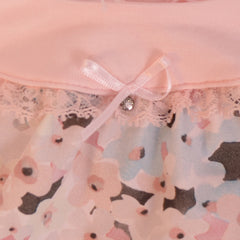 Pink Pink Floral Dress Night Dress 2