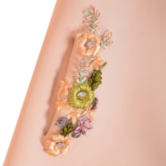 Beige Exquisite Midi Coat Coat 2