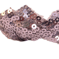 Silver Silvery Black Sequin Headband 2