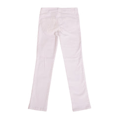 White Floral Print Jeans Jeans 3