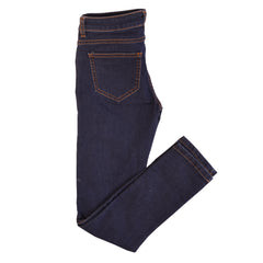 Blue Embroidered Rose Jeans 3