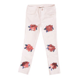 White Semi Tattered Jeans Jeans 1