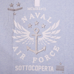 White Blue Silver Anchor Pyjamas 2