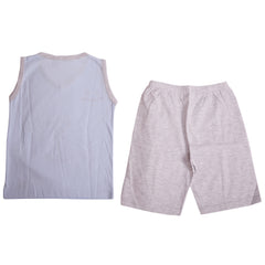 Blue Gray Blue Anchor Pyjamas 3