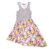 Multi Stripes With Black Dress Dress 1