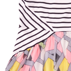 Multi Stripes With Black Dress Dress 2