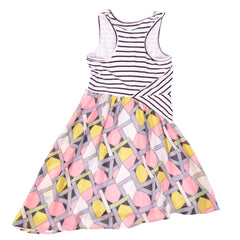 Multi Stripes With Black Dress Dress 3