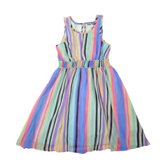 Multi Color Candy Color Dress 1