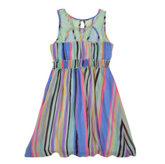 Multi Color Candy Color Dress 2