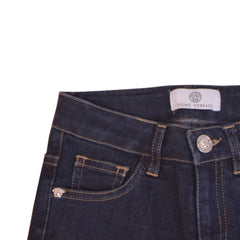 Blue Black Young Versace Blue Denim Jeans 2