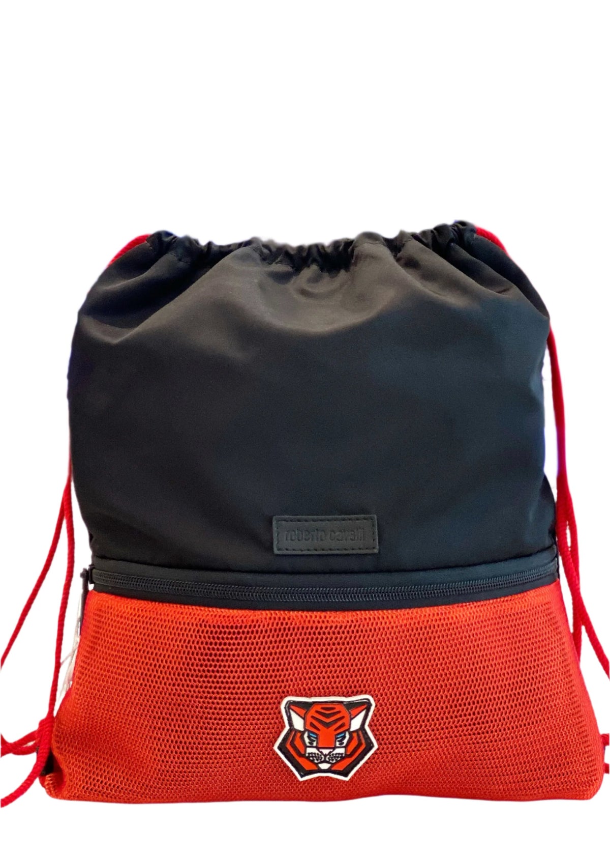 Tiger Head Patch Design Backpack