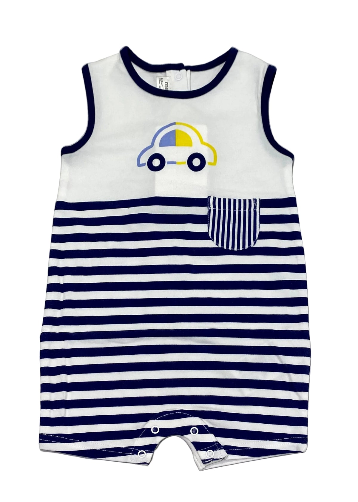 Mayoral Stripe Car Print with Pocket Shortie
