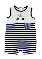 Mayoral Stripe Car Print with Pocket Shortie