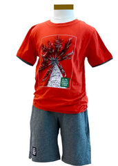 Coconut Design Top and Short Set