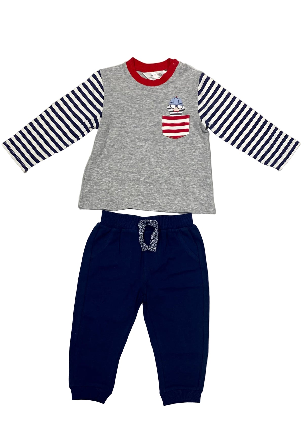 Mayoral Long Sleeve Stripe Top and Pants