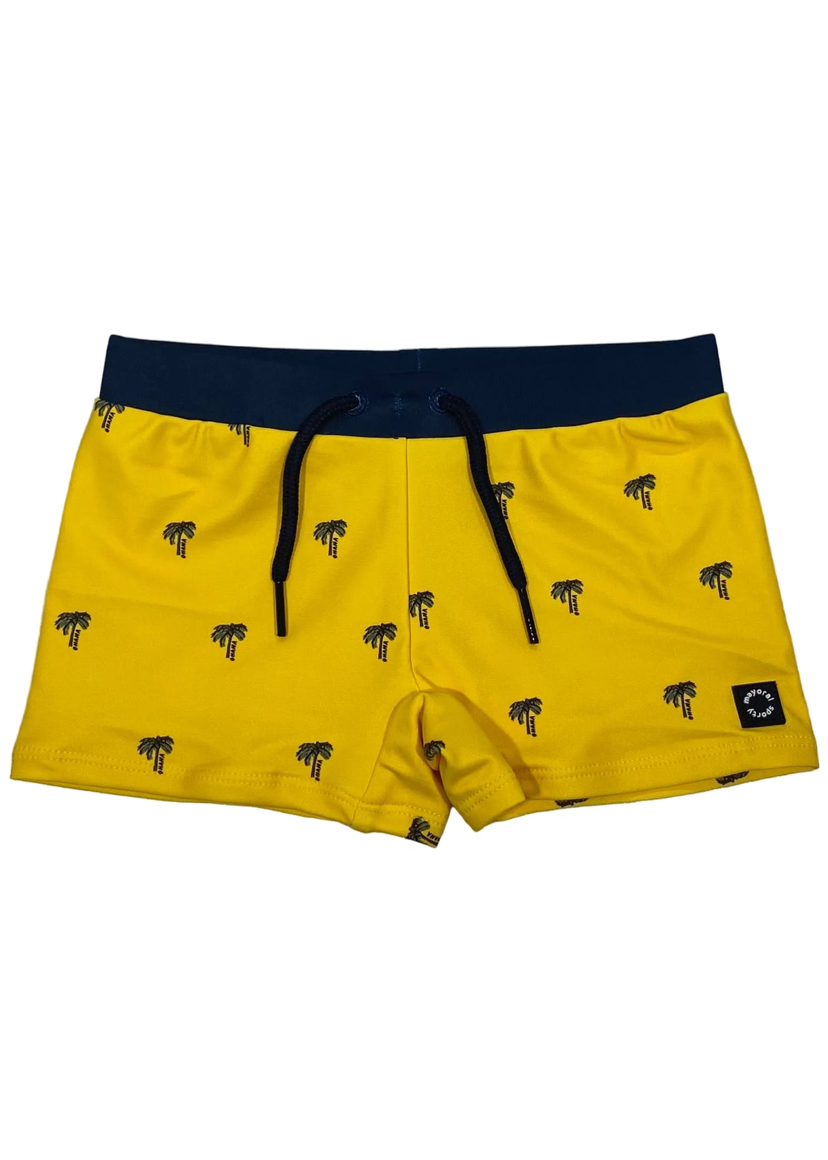 Mayoral AOP Palm Tree Print Swim Trunk