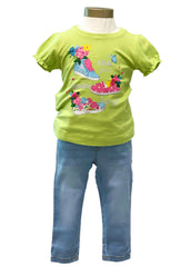 Flower Sneaker Top and Pants Set