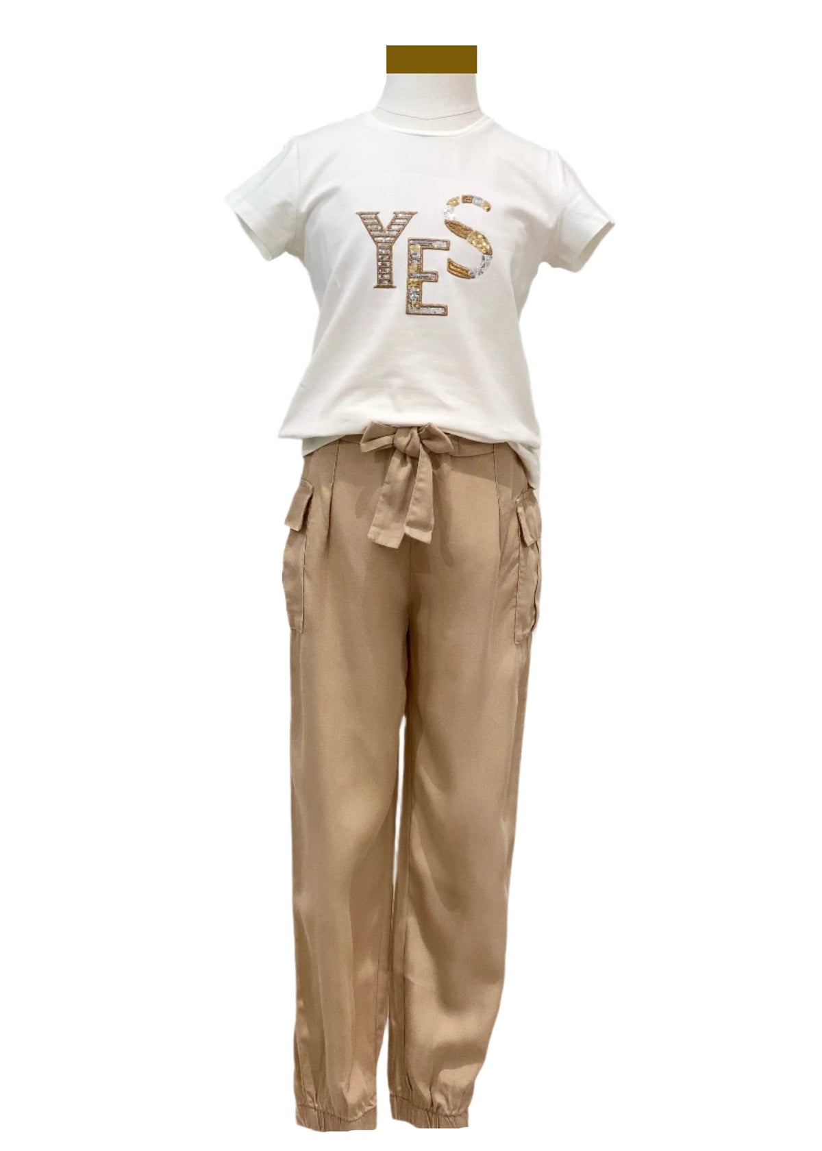 'YES' Top and Pants Set