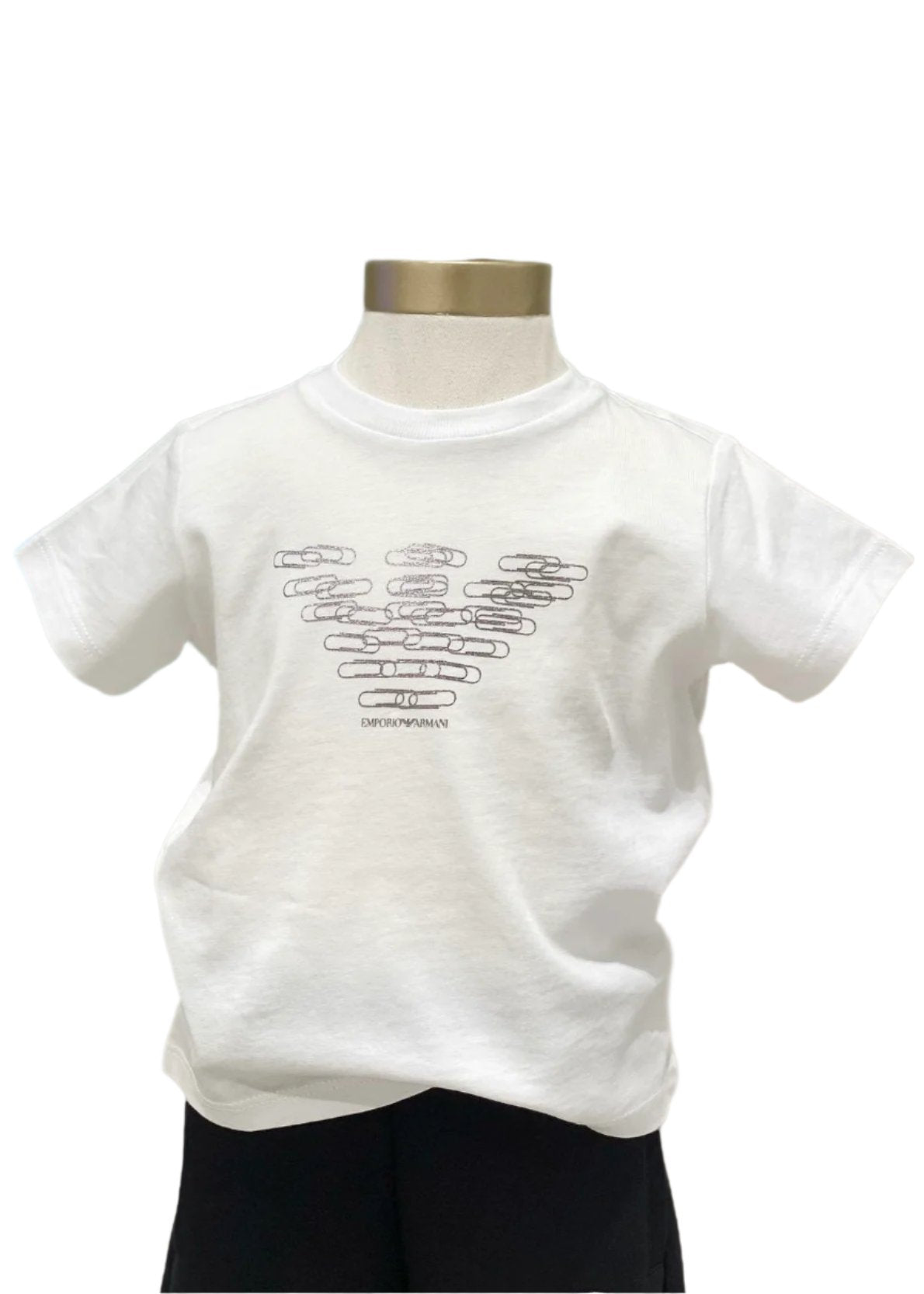 Paper Clip Eagle Cotton T-Shirt