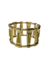 Pistachio Railway Stretch Bracelet